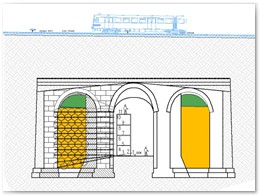 Anordnung der Injektionsbohrungen