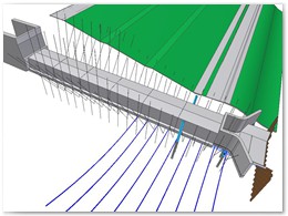 3D-Planung der Injektionsbohrungen